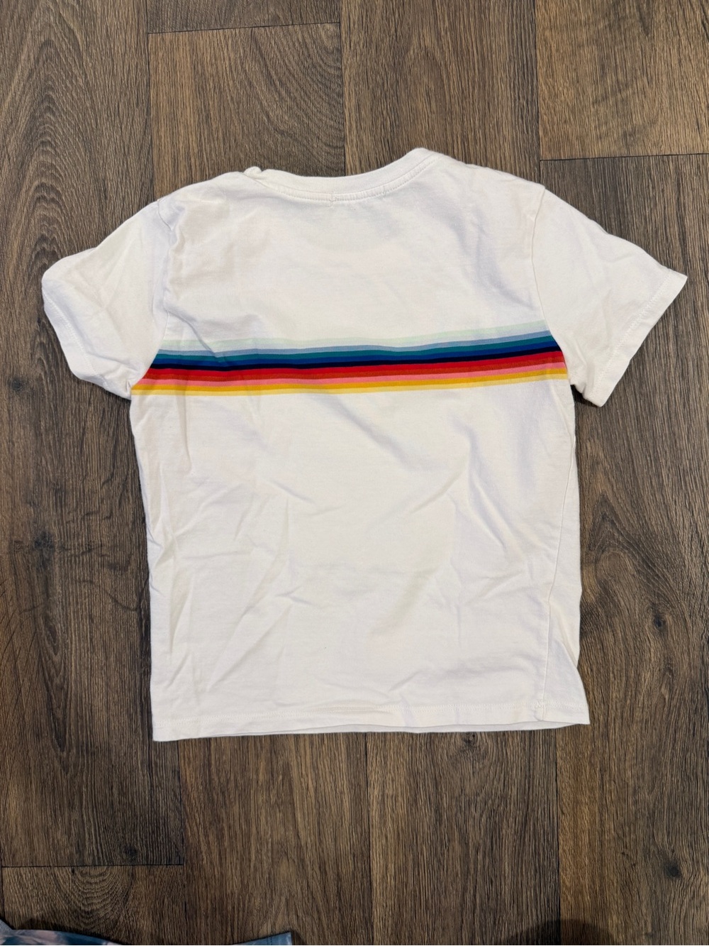 brandy melville rainbow striped t-shirt - Picture 2 of 4